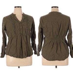 Torrid Olive Green Shirt